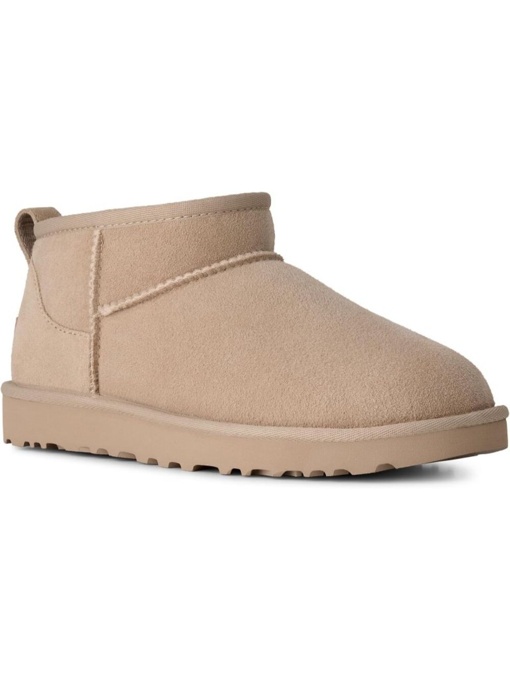 Ugg Women's Moonlight Round Toe Imported Classic Ultra Mini SOLID Ankle Boots